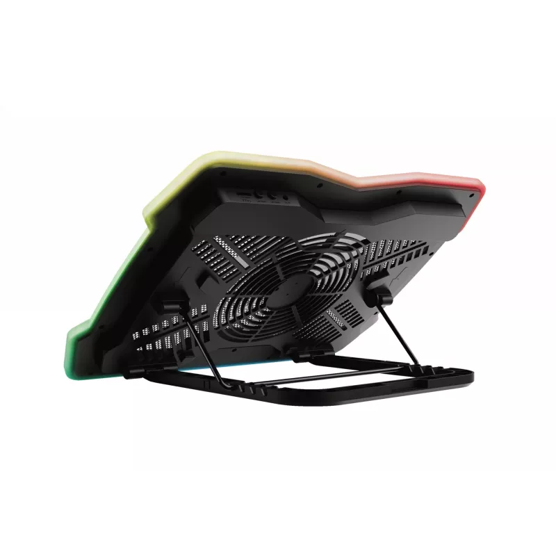 Trust GXT 1126 Aura podkładka chłodząca pod laptopa 43,2 cm (17 cali) 700 obr./min czarna