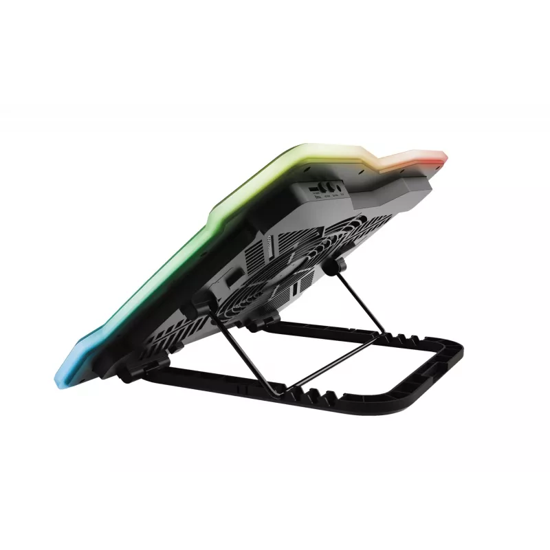 Trust GXT 1126 Aura podkładka chłodząca pod laptopa 43,2 cm (17 cali) 700 obr./min czarna