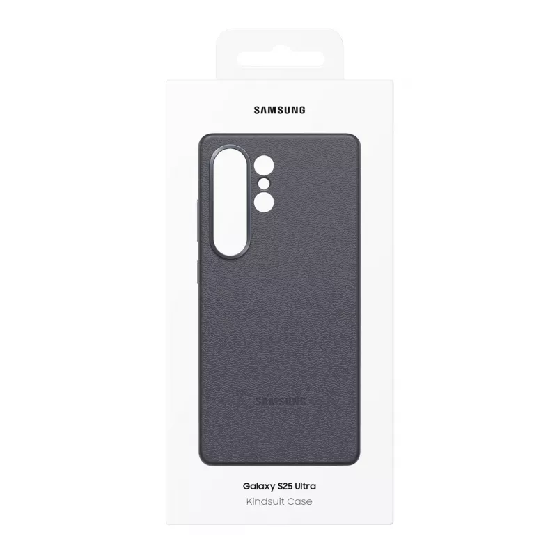 Samsung Kindsuit etui ze sztucznej skóry do Galaxy S25, Cover, Samsung, Galaxy S25 Ultra, 17,5 cm (6,9 cala), Czarny