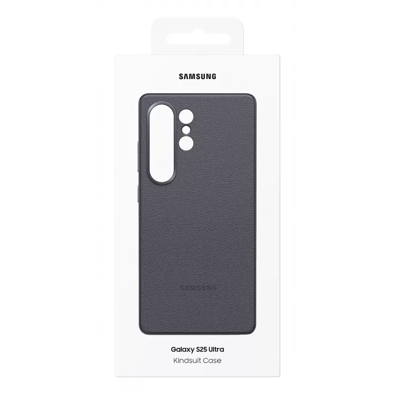 Samsung Kindsuit etui ze sztucznej skóry do Galaxy S25, Cover, Samsung, Galaxy S25 Ultra, 17,5 cm (6,9 cala), Czarny