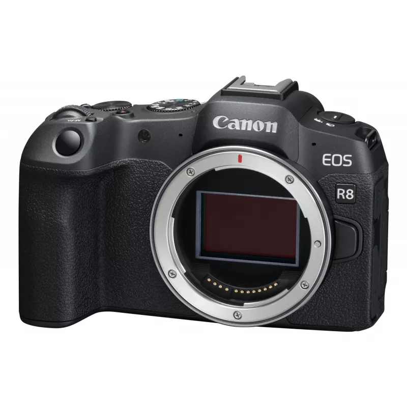 Canon EOS R8, 24.2 MP, 6000 x 4000 pikseli, CMOS, 4K Ultra HD, Ekran dotykowy, Czarny