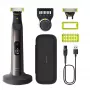 Philips OneBlade Pro 360 QP6652/61 do twarzy i ciała, wbudowany wyświetlacz, zmywalny, bateria, chrom