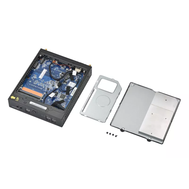 Mini PC barebone Shuttle XPC slim DS50U3 Intel i3-1315U 64GB RAM HDD SSD HDMI DP VGA