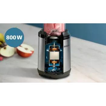 Blender stołowy Philips 5000 series HR2765/00 Czarny Stal nierdzewna
