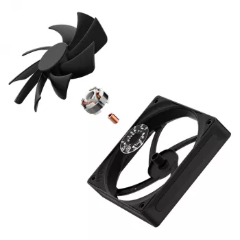 Wentylator chłodzący NZXT F120q 120 mm czarny cichy przepływ powietrza