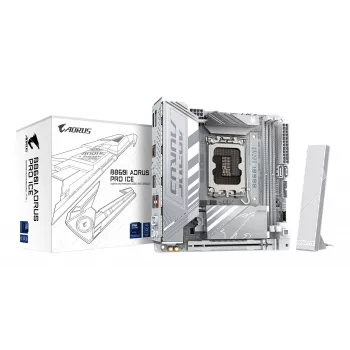 Płyta główna GIGABYTE B860I AORUS PRO ICE, Intel B860, LGA 1851, Mini-ITX