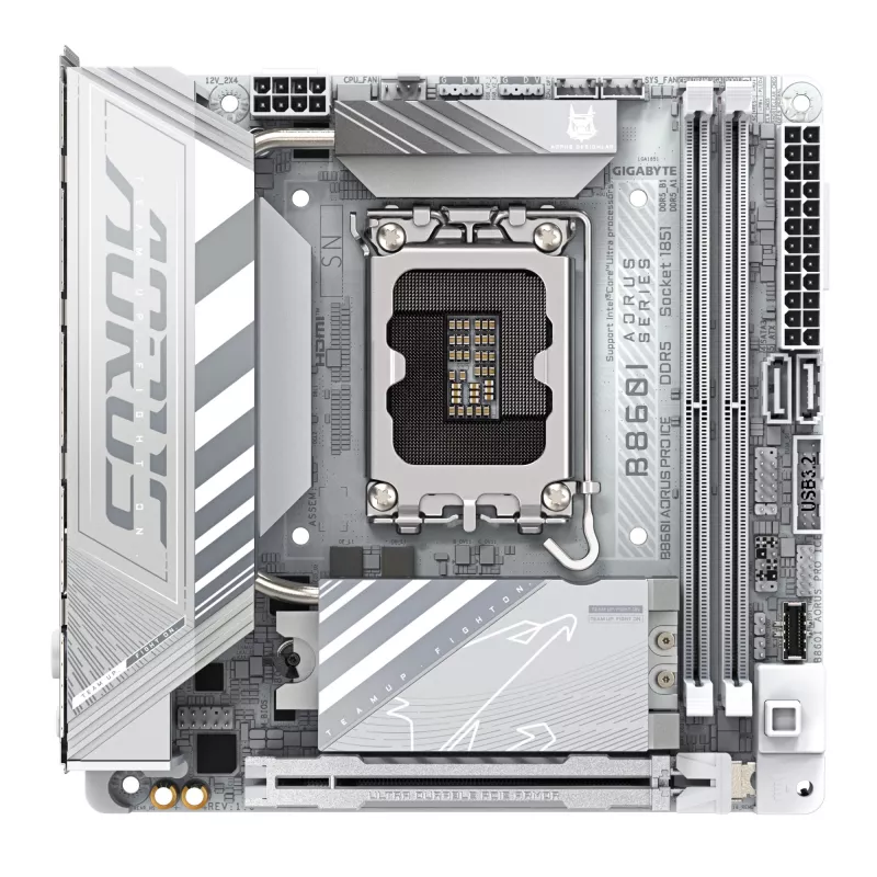 Płyta główna GIGABYTE B860I AORUS PRO ICE, Intel B860, LGA 1851, Mini-ITX