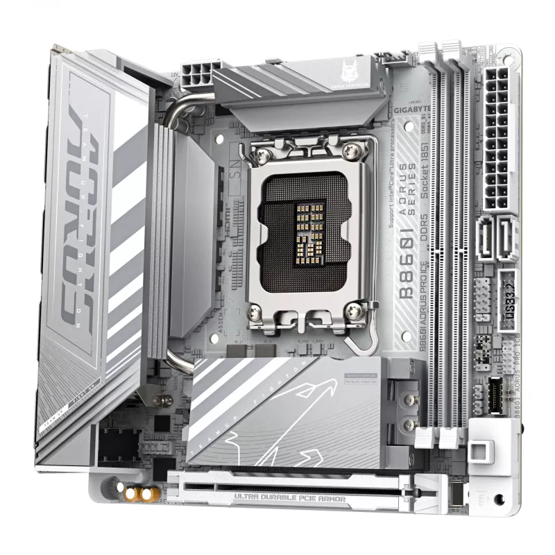 Płyta główna GIGABYTE B860I AORUS PRO ICE, Intel B860, LGA 1851, Mini-ITX