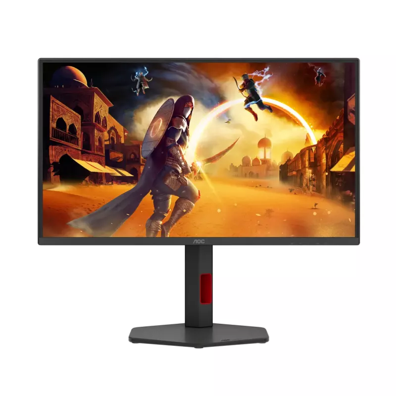 Monitor komputerowy AOC G4 Q25G4SR 62,2 cm (24,5 cala) 2560 x 1440 pikseli Quad HD LED Czarny, Czerwony