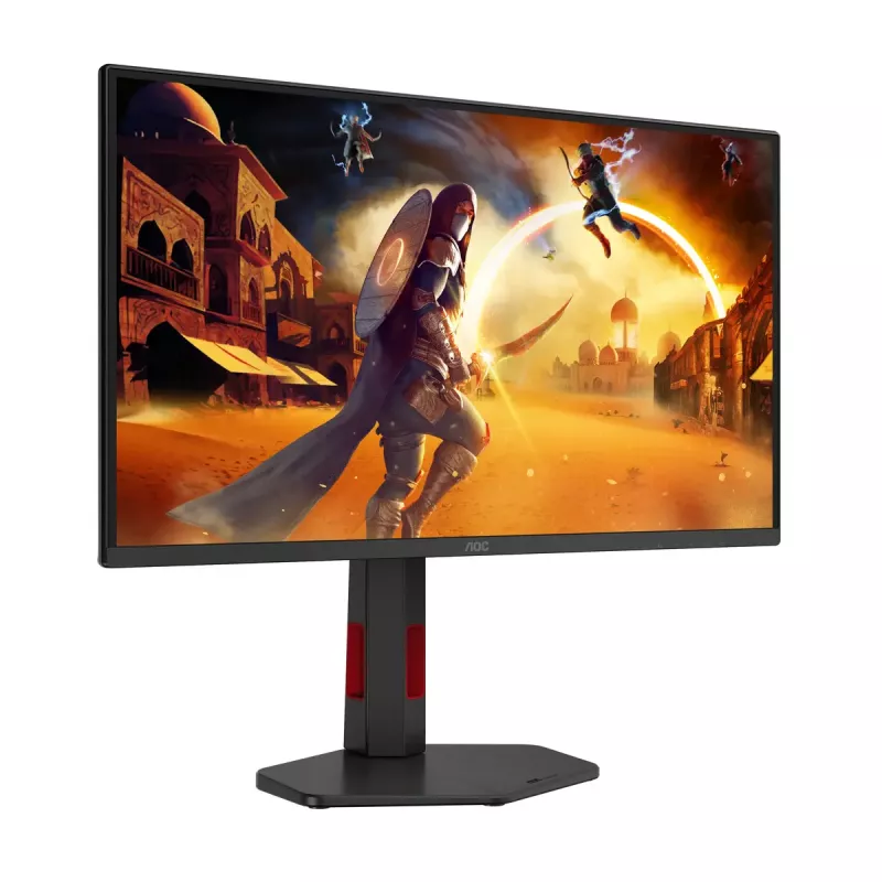 Monitor komputerowy AOC G4 Q25G4SR 62,2 cm (24,5 cala) 2560 x 1440 pikseli Quad HD LED Czarny, Czerwony