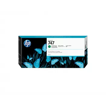 Kartridż HP 747 300 ml Chromatic zielony DesignJet, seria HP DesignJet Z9, termiczny atramentowy, Singapur, 283 mm, 41 mm, 118 mm