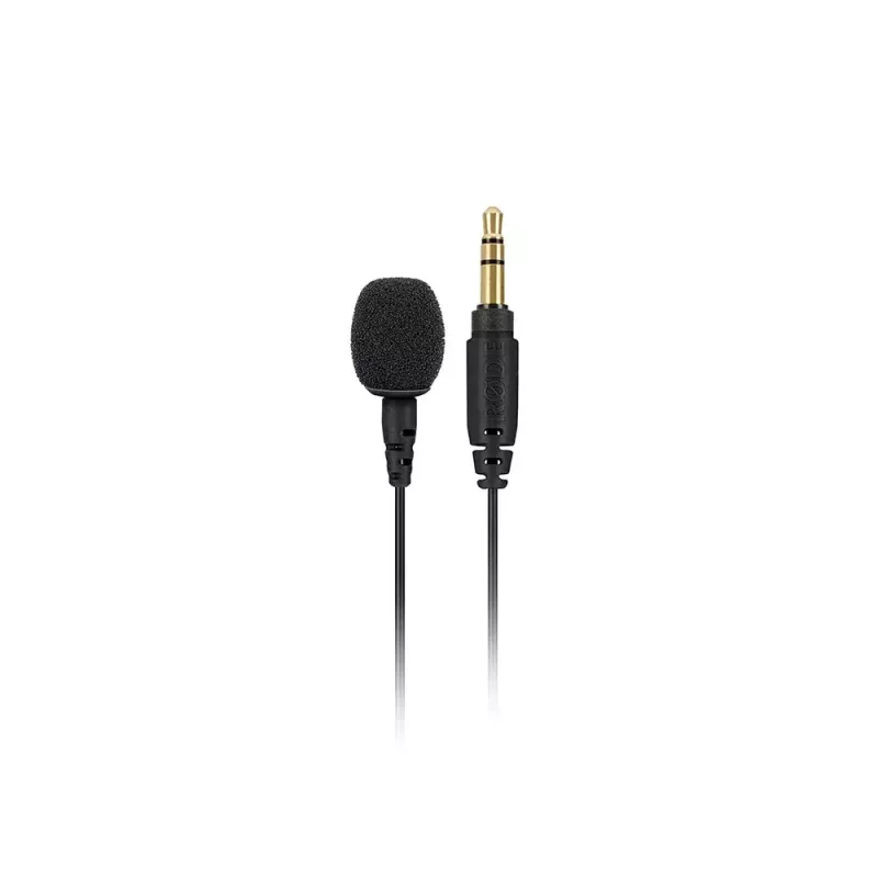 Mikrofon krawatowy RØDE LAVALIER GO — klipsowy, pojemnościowy, dookólny, 3,5 mm, 20–20000 Hz, biały/czarny