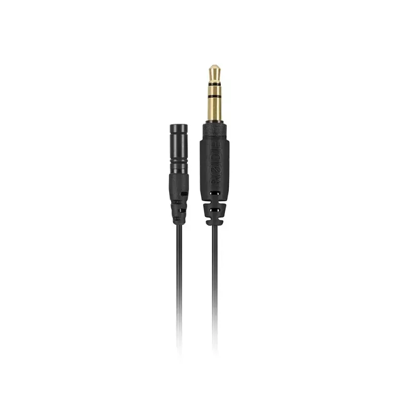 Mikrofon krawatowy RØDE LAVALIER GO — klipsowy, pojemnościowy, dookólny, 3,5 mm, 20–20000 Hz, biały/czarny