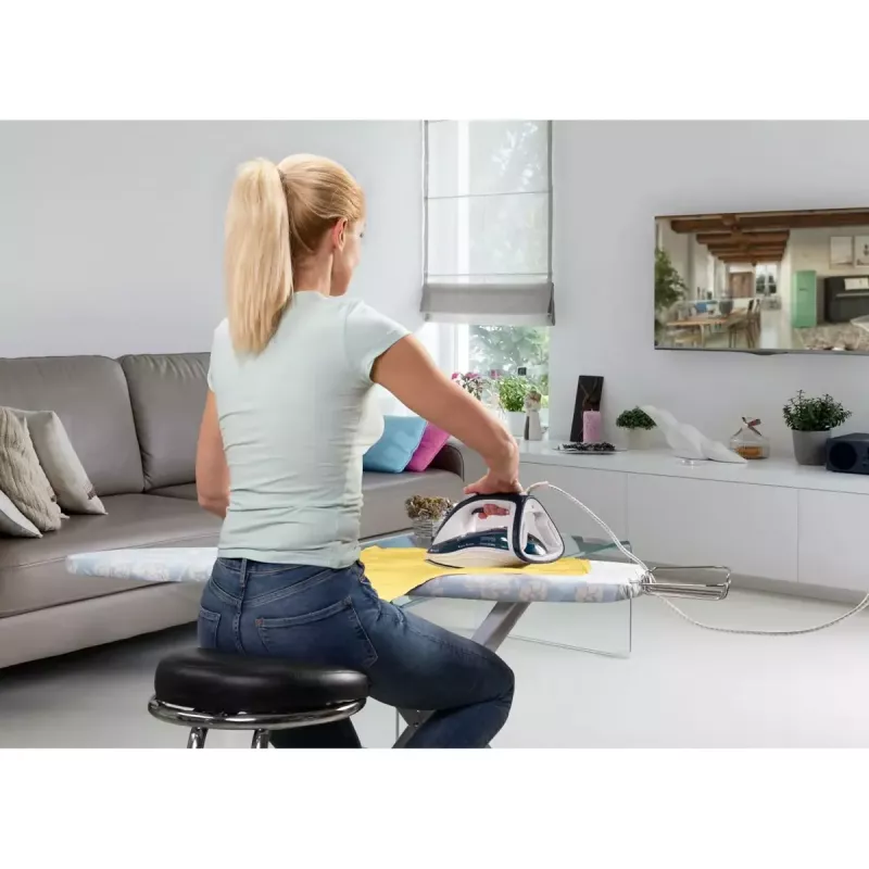 Żelazko parowe Gorenje SIH2800TQC Ceramiczna stopa 2800 W Niebieski