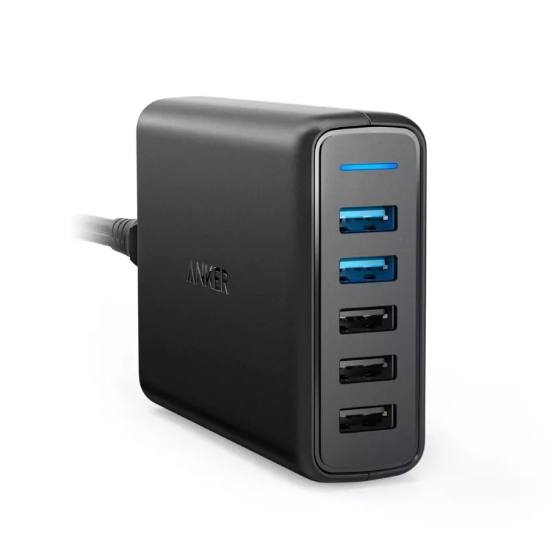 ANKER Powerport Speed 5 2x Quick Charge 3.0 Eu Czarny