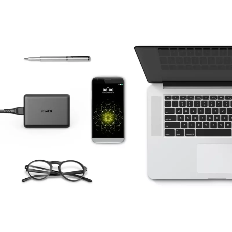 ANKER Powerport Speed 5 2x Quick Charge 3.0 Eu Czarny
