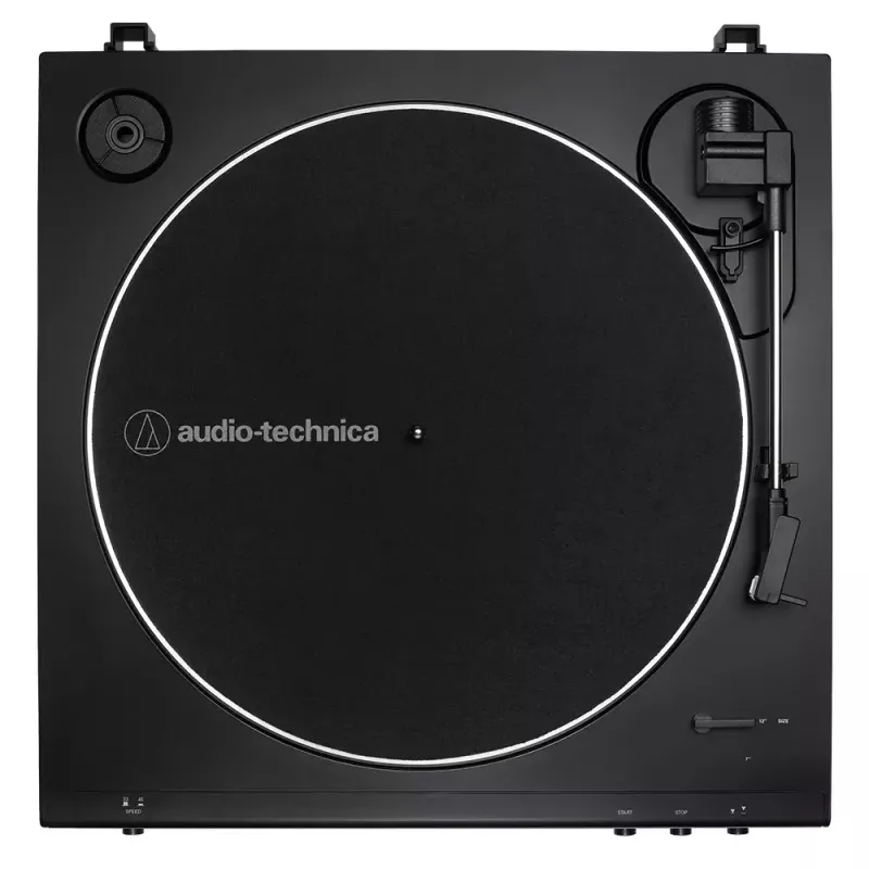 Gramofon paskowy Audio-Technica AT-LP60X W pełni automatyczny Czarny