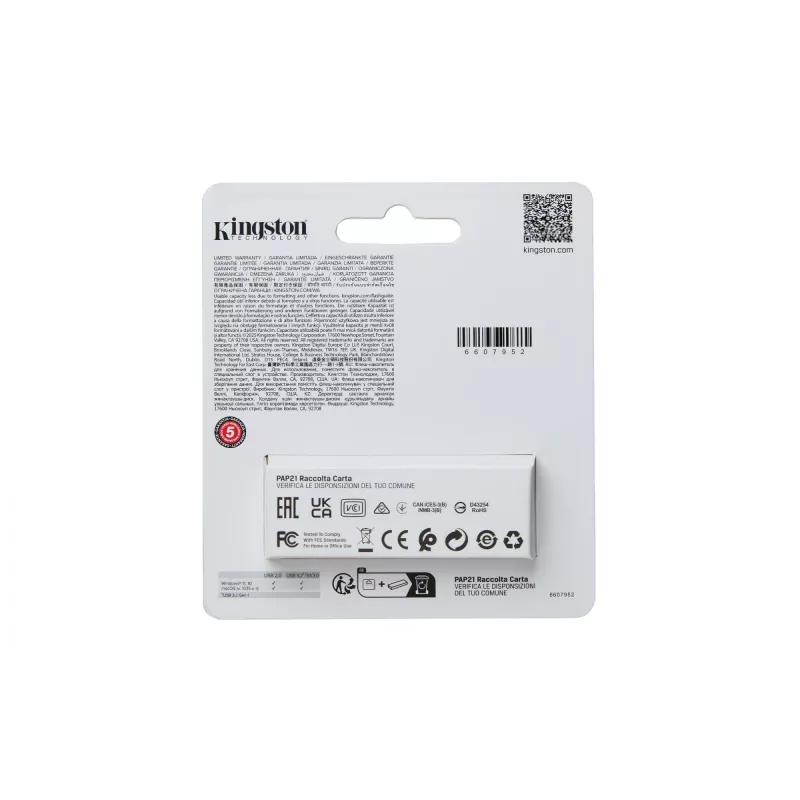 Kingston Technology DataTraveler 512GB Portable USB 3.2 Gen 1 Exodia S (czarny/żółty)