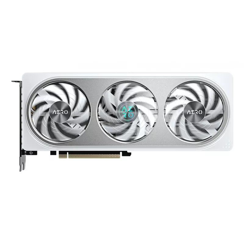 Karta graficzna GIGABYTE GeForce RTX 5060 Ti AERO OC 16G – 16 GB GDDR7, 128-bit, PCI-E 5.0, zegar rdzenia 2647 MHz, 3 x DisplayPort, 1 x HDMI, GV-N506TAERO OC-16GD