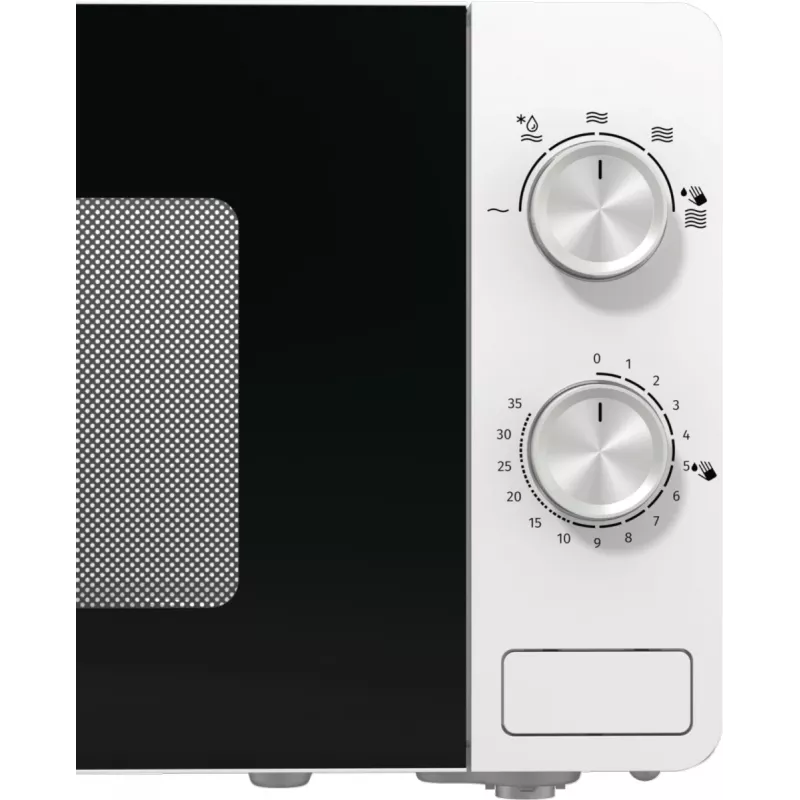 Gorenje Mikrovågsugn MO17E1W, Wolnostojąca, Kuchenka mikrofalowa solo, 17 L, 700 W, Wbudowany wyświetlacz, LED
