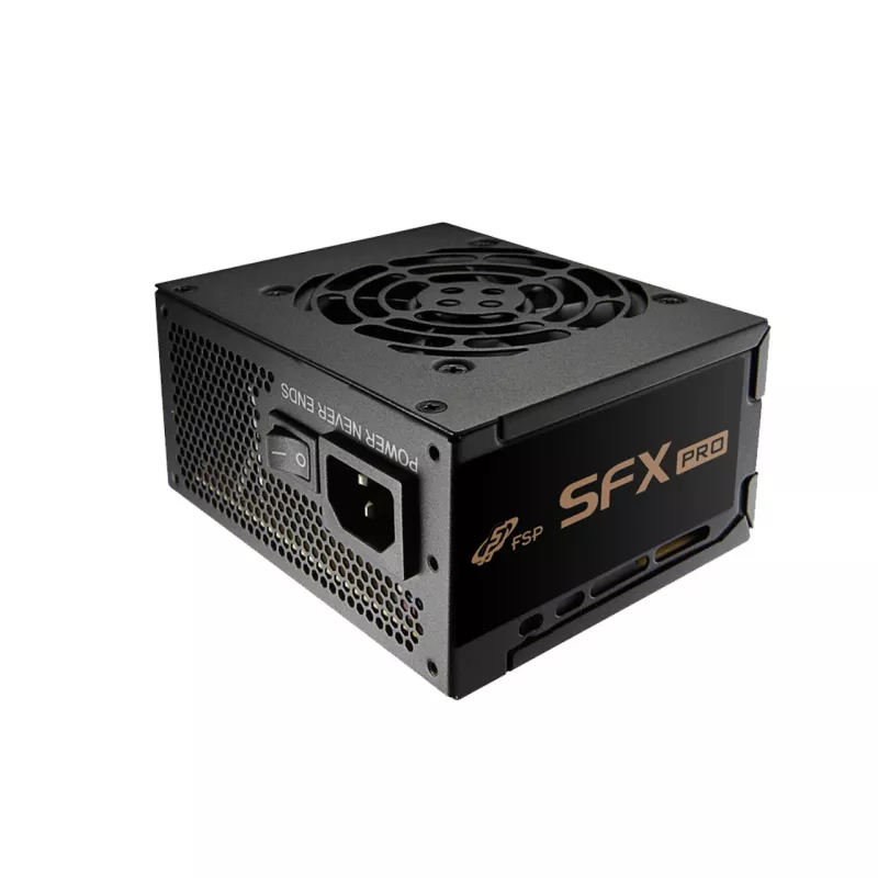 FSP SFX PRO 450W Zasilacz SFX SFX3.3 Czarny, 450 W, 100 - 240 V, 50 - 60 Hz, 6 A, 2,5 A, Active