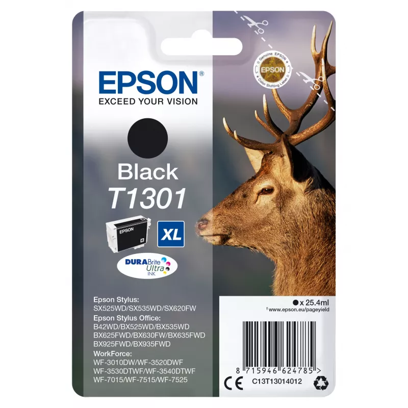 Epson Stag Singlepack Czarny T1301 DURABrite Ultra Ink