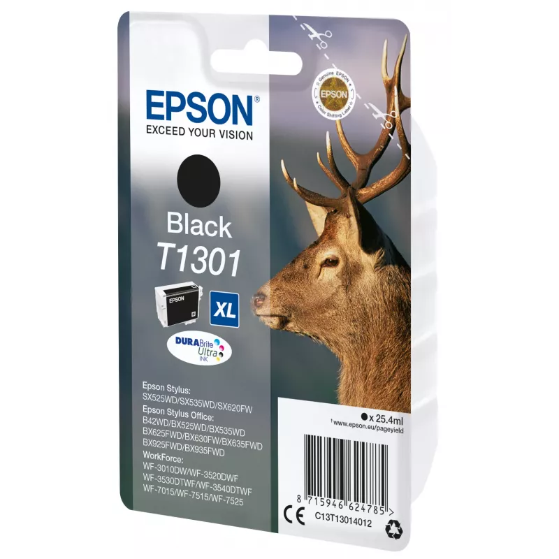 Epson Stag Singlepack Czarny T1301 DURABrite Ultra Ink