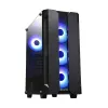 Obudowa PC CHIEFTEC GS-01B-OP Tower Czarna — hartowane szkło, wentylatory RGB, obsługuje ATX/Micro-ATX, GPU do 320 mm