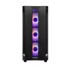 Obudowa PC CHIEFTEC GS-01B-OP Tower Czarna — hartowane szkło, wentylatory RGB, obsługuje ATX/Micro-ATX, GPU do 320 mm