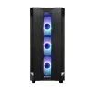 Obudowa PC CHIEFTEC GS-01B-OP Tower Czarna — hartowane szkło, wentylatory RGB, obsługuje ATX/Micro-ATX, GPU do 320 mm