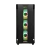 Obudowa PC CHIEFTEC GS-01B-OP Tower Czarna — hartowane szkło, wentylatory RGB, obsługuje ATX/Micro-ATX, GPU do 320 mm
