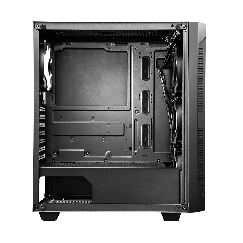 Obudowa PC CHIEFTEC GS-01B-OP Tower Czarna — hartowane szkło, wentylatory RGB, obsługuje ATX/Micro-ATX, GPU do 320 mm