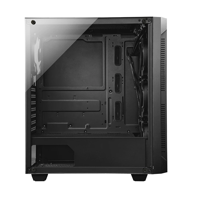 Obudowa PC CHIEFTEC GS-01B-OP Tower Czarna — hartowane szkło, wentylatory RGB, obsługuje ATX/Micro-ATX, GPU do 320 mm