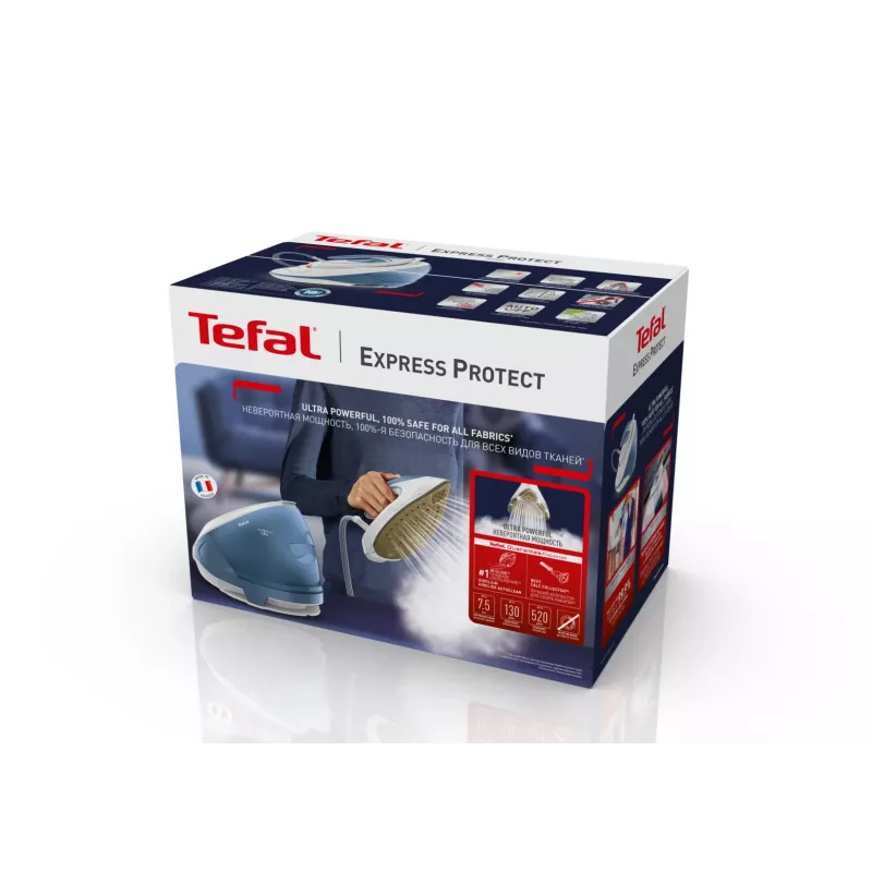 Tefal Express Protect SV9202 2800 W 1,8 L stopa Durilium AirGlide Autoclean biały, niebieski