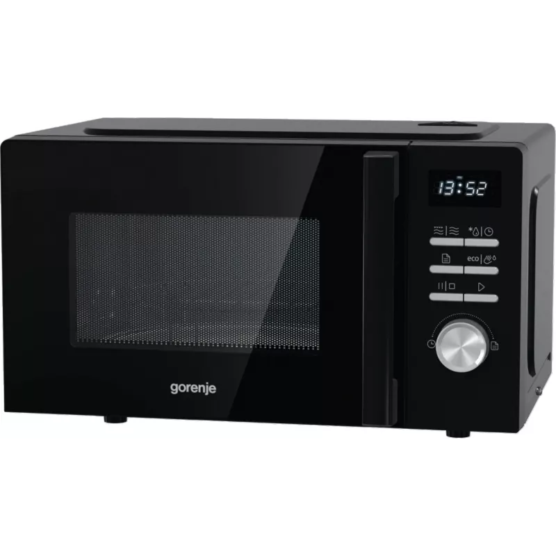 Kuchenka mikrofalowa kombinowana Gorenje MO20A4BH — 20 L, 800 W, czarna, 5 poziomów mocy