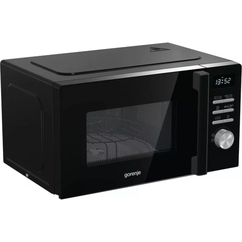Kuchenka mikrofalowa kombinowana Gorenje MO20A4BH — 20 L, 800 W, czarna, 5 poziomów mocy