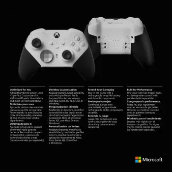 Gamepad Microsoft Xbox Elite Wireless Series 2 Core Czarny Biały Bluetooth USB