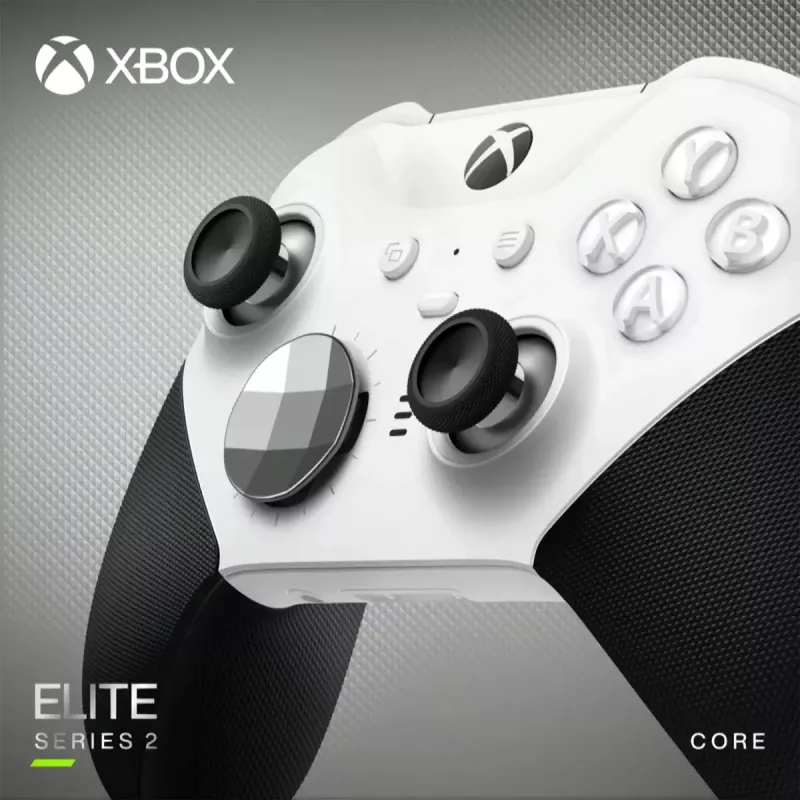 Gamepad Microsoft Xbox Elite Wireless Series 2 Core Czarny Biały Bluetooth USB