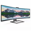 Philips P Line 32:9 SuperWide zakrzywiony wyświetlacz LCD 499P9H/00, 124 cm (48,8 cala), 5120 x 1440 pikseli, UltraWide Dual Quad HD, LCD, 5 ms, Czarny