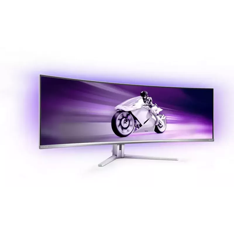 Monitor komputerowy Philips Evnia 8000 49M2C8900L/00 124,2 cm (48,9 cala) 5120 x 1440 pikseli Dual QHD QD-OLED Biały