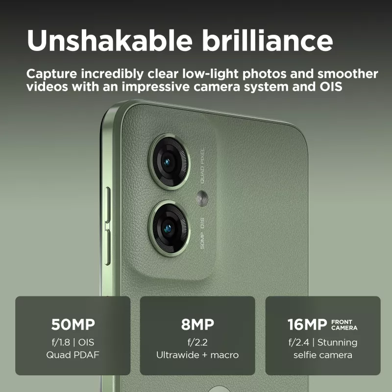 Motorola moto g55 5G 16,5 cm (6,49 cala) Dual SIM Android 14 USB Type-C 8 GB 256 GB 5000 mAh Zielony