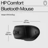 Mysz HP 480 Comfort Bluetooth, praworęczna, Bluetooth, 4000 DPI, czarna