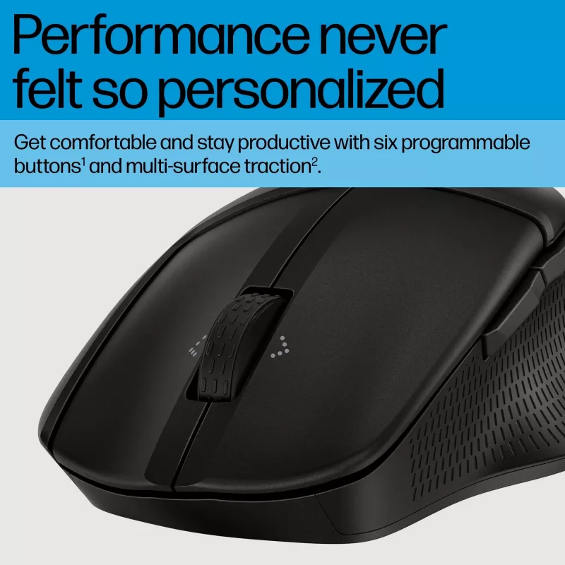 Mysz HP 480 Comfort Bluetooth, praworęczna, Bluetooth, 4000 DPI, czarna