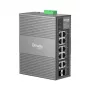 TP-Link Omada 10-Port Switch Gigabit Ethernet Przemysłowy Łatwy w Zarządzaniu z 6 Portami PoE+ i 2 Portami PoE++