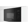 Wbudowana kuchenka mikrofalowa solo Bosch Serie 6 BFL554MB0 – 900 W, 25 l, sterowanie pokrętłem i dotykowe, czarna