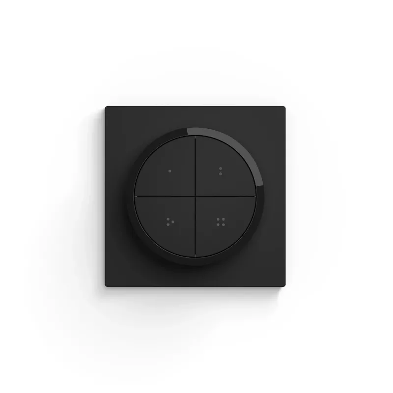 Philips Tap dial switch, Bezprzewodowy, Czarny, Wolnostojący/naścienny, IP20, Plastik, IP20