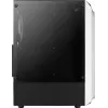 Obudowa PC AEROCOOL Bionic Midi Tower Biała — ATX, szkło hartowane, 2x wnęki 3,5 cala, 6x 2,5 cala, GPU 297 mm, niebieski LED