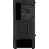 Obudowa PC AEROCOOL Bionic Midi Tower Biała — ATX, szkło hartowane, 2x wnęki 3,5 cala, 6x 2,5 cala, GPU 297 mm, niebieski LED