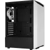 Obudowa PC AEROCOOL Bionic Midi Tower Biała — ATX, szkło hartowane, 2x wnęki 3,5 cala, 6x 2,5 cala, GPU 297 mm, niebieski LED