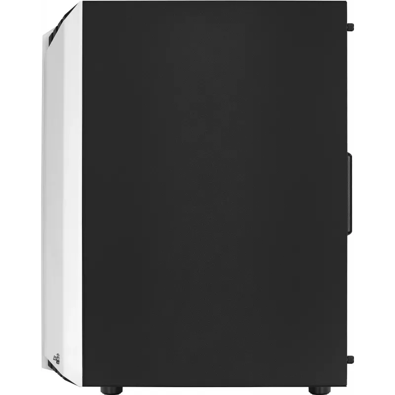 Obudowa PC AEROCOOL Bionic Midi Tower Biała — ATX, szkło hartowane, 2x wnęki 3,5 cala, 6x 2,5 cala, GPU 297 mm, niebieski LED